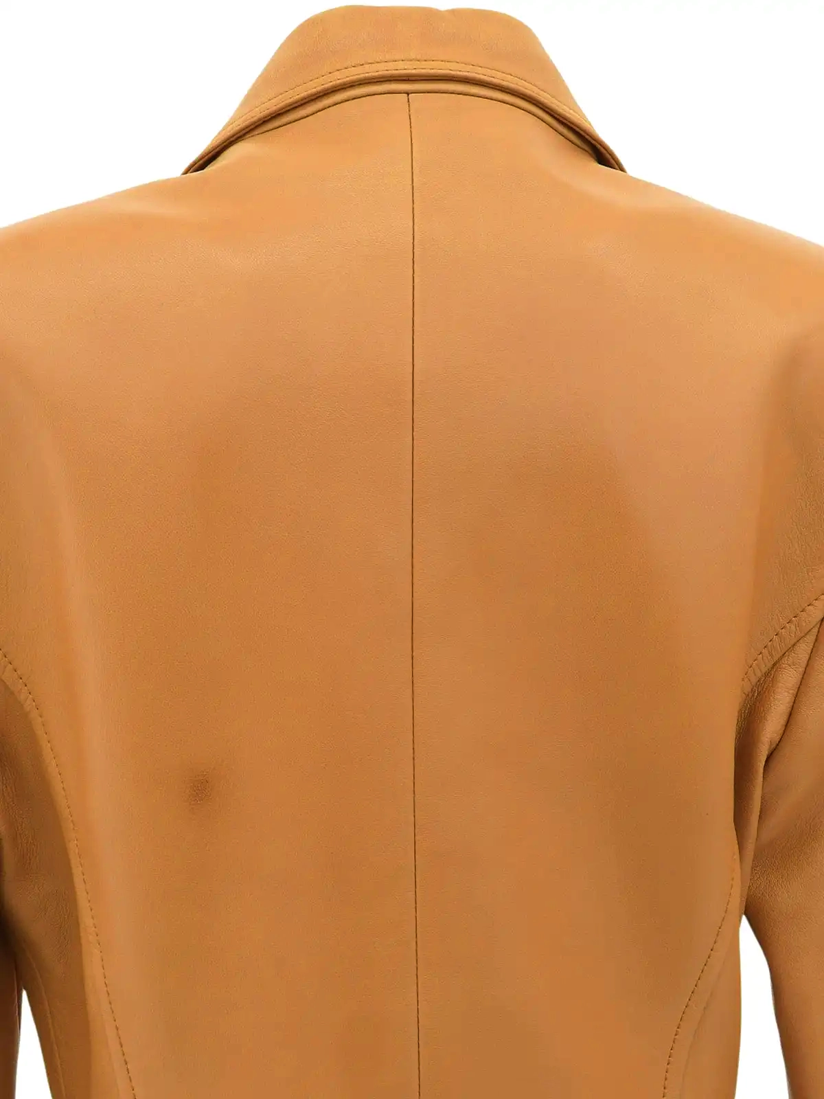 Qoo　0913 LOEWE ロゴボタンレザージャケット キャメル｜VINTAGE QOO TOKYO