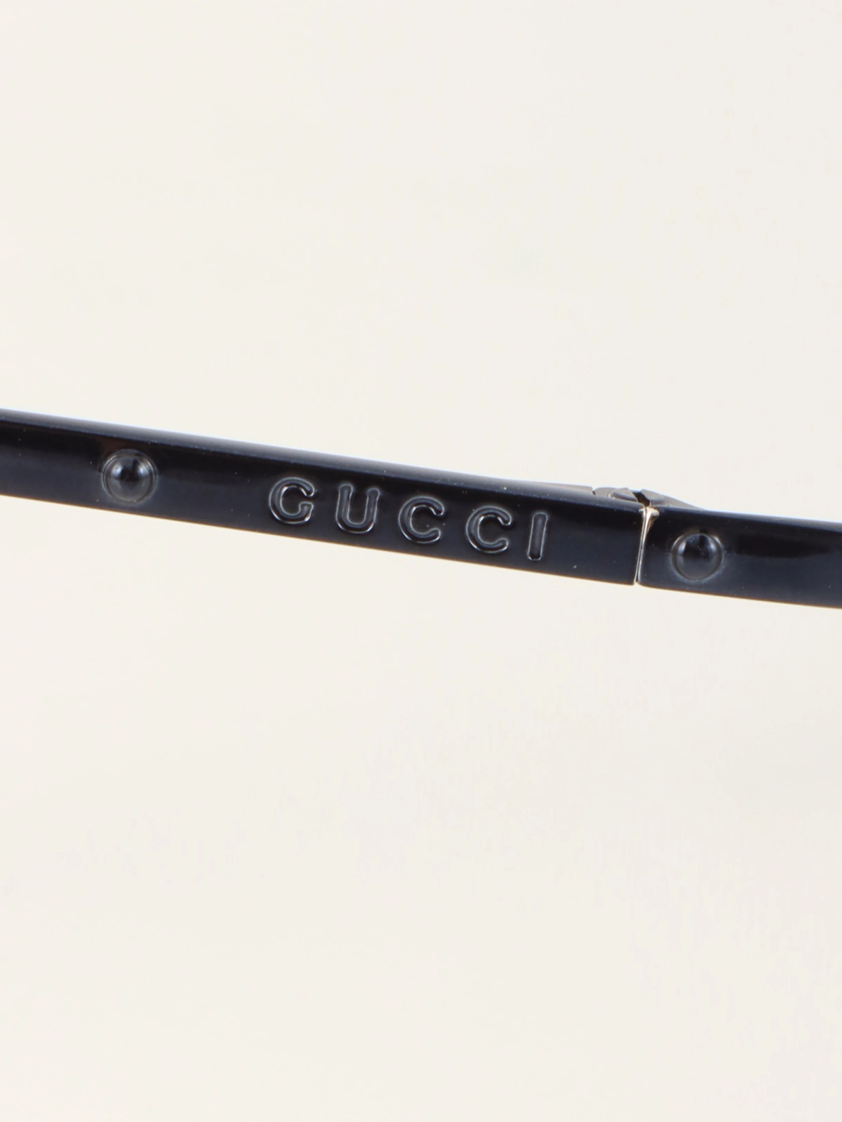 GUCCI サイドロゴプレートサングラス ブラック｜VINTAGE QOO