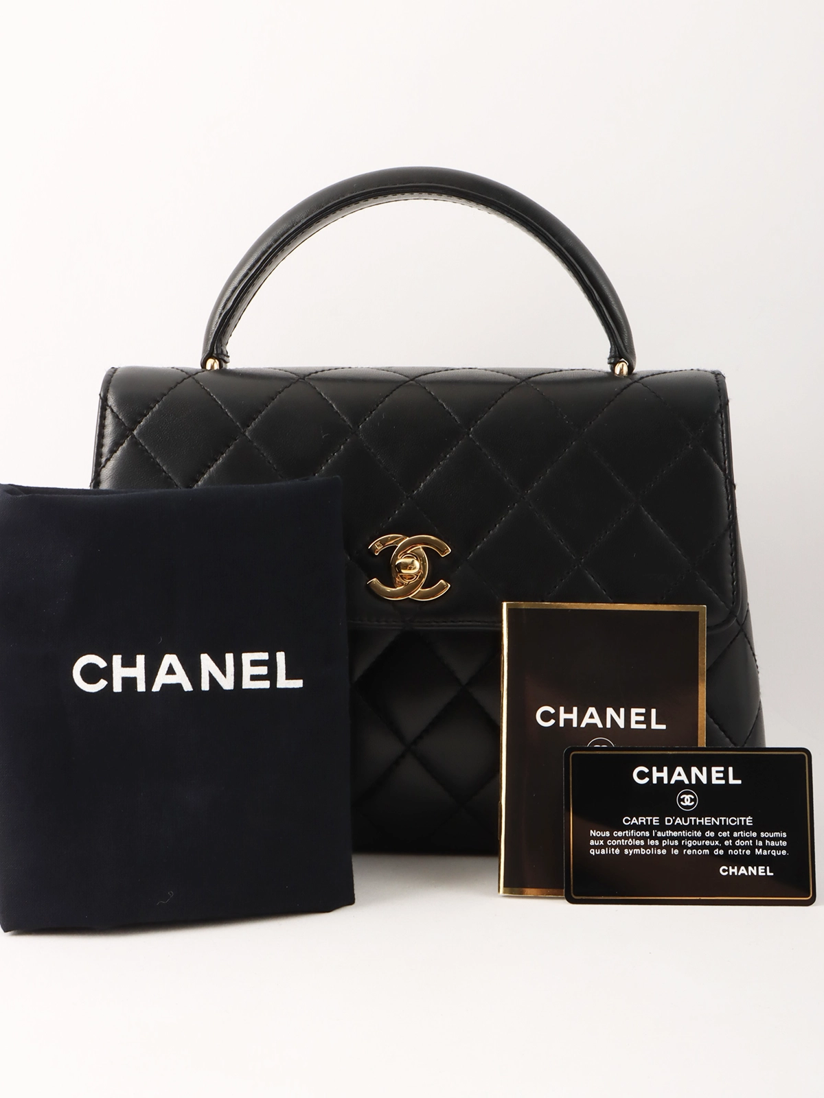 売れ筋ランキングも CHANEL マトラッセCCターンロックハンドバッグ 1998年頃製 バッグ