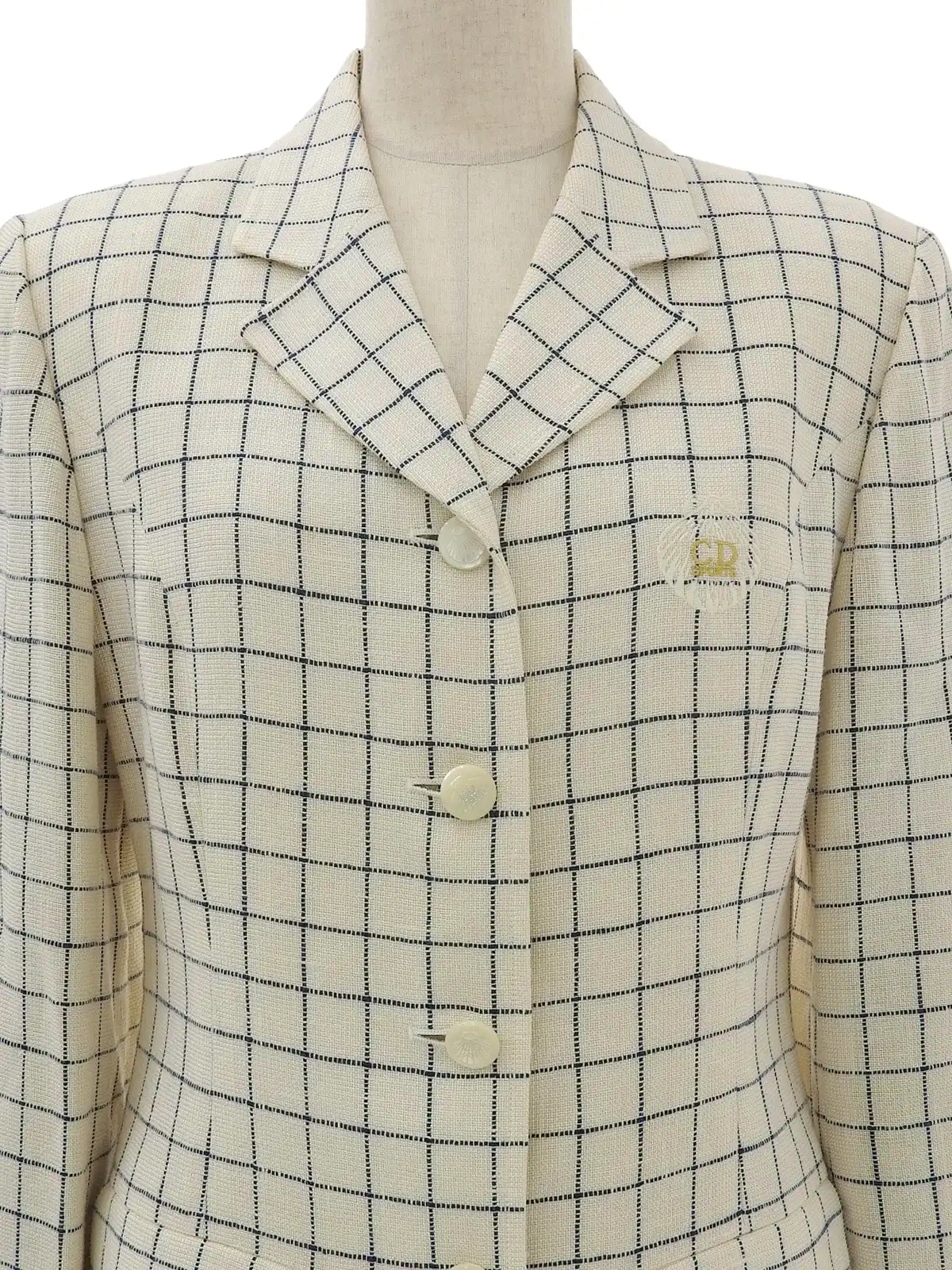 ケトリユ定価70万円✨　ディオール クロップドジャケット アイボリー 楽天市場】【新品同様】クリスチャンディオール Christian Dior