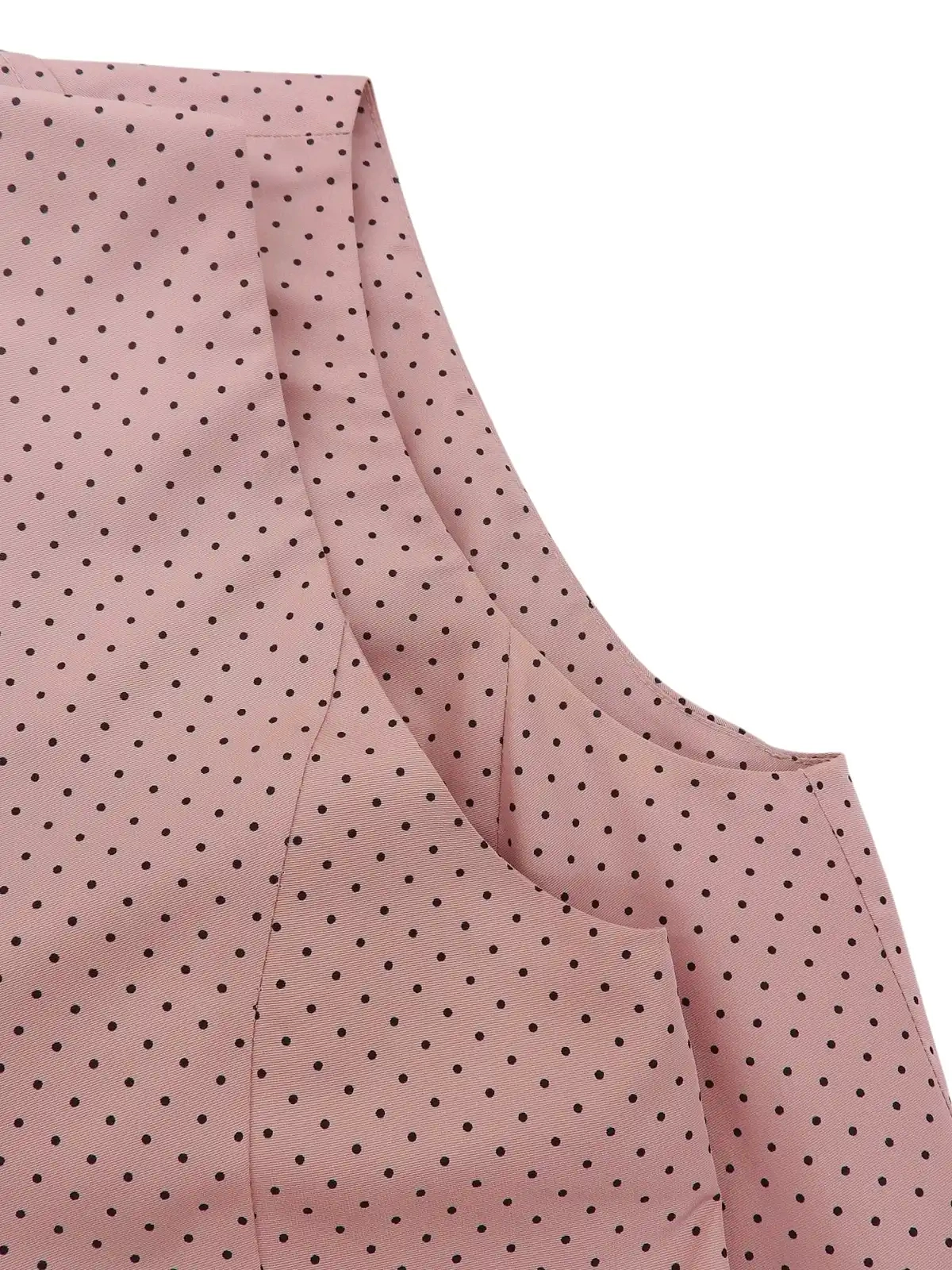 VALENTINO パープル ドット ノースリーブ ワンピース