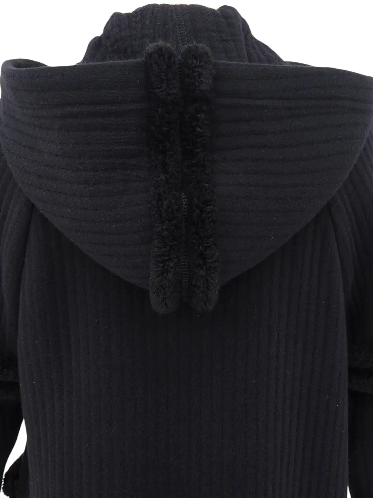 CHANEL 2007年製 ウールスクエアCCマークジップアップパーカー