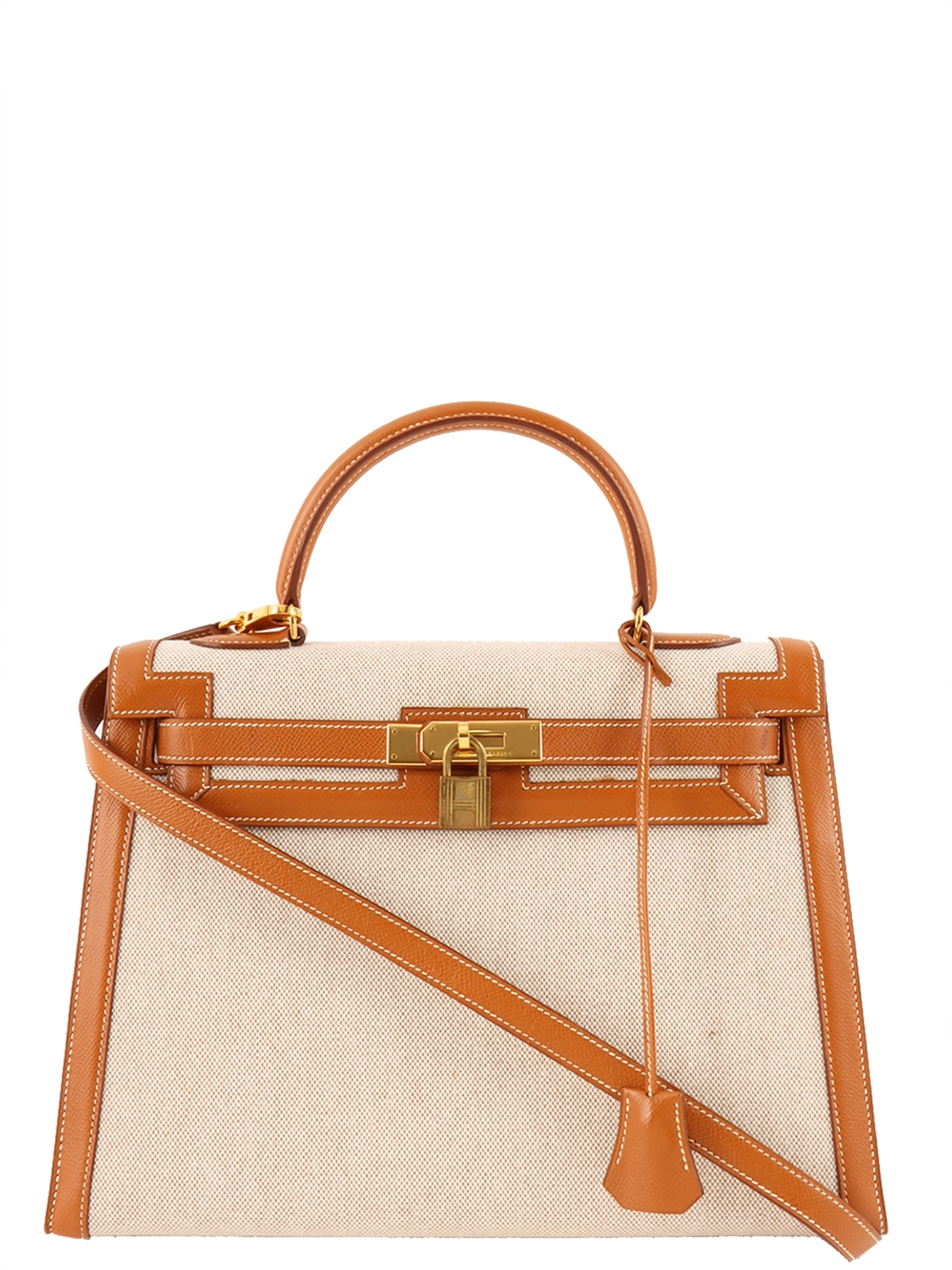 T*e様 HERMES オーストリッチ1980年代 ビンテージ HERMES 2005年製 ドブリスカデナケリーバッグ オレンジ｜VINTAGE