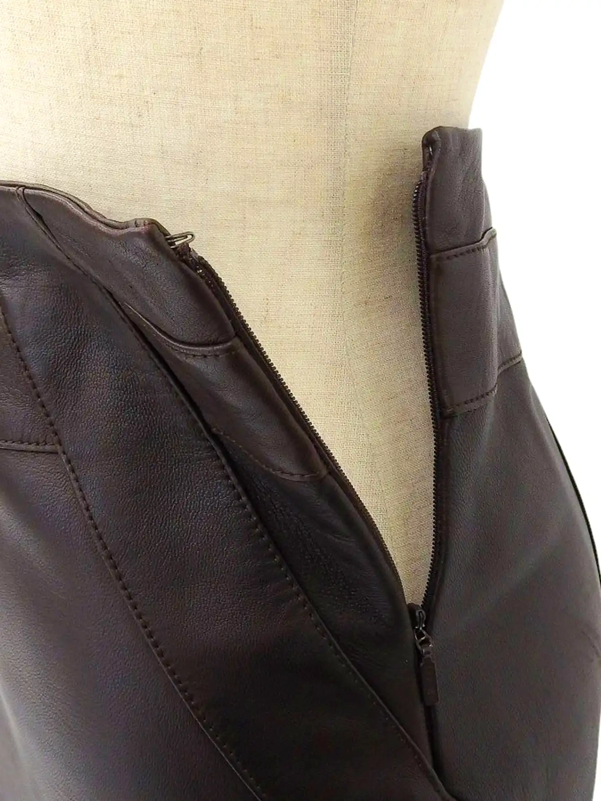 最終値下げ vintage loewe レザーブルゾン ダークブラウン vintage LOEWE dark brown leather jacket | NOIR ONLINE