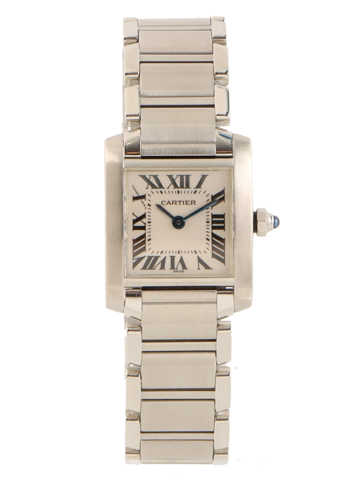 ◆VINTAGE◆【Cartier】ヒンドゥ Cartier Must de Cartier Quartz Vendome 18K Plaque Leather