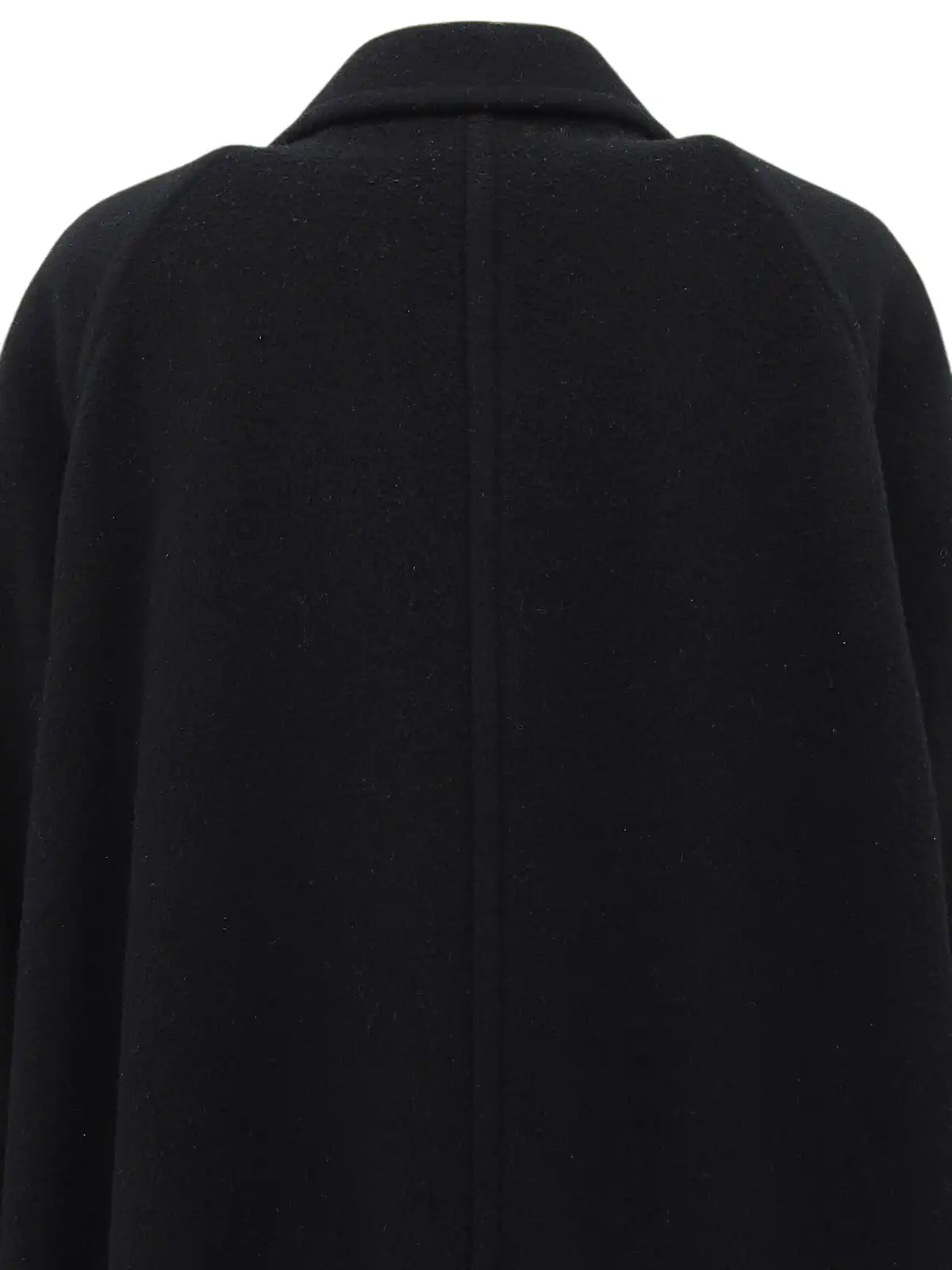 GIVENCHY ウールロゴボタンロングコート ブラック｜VINTAGE QOO