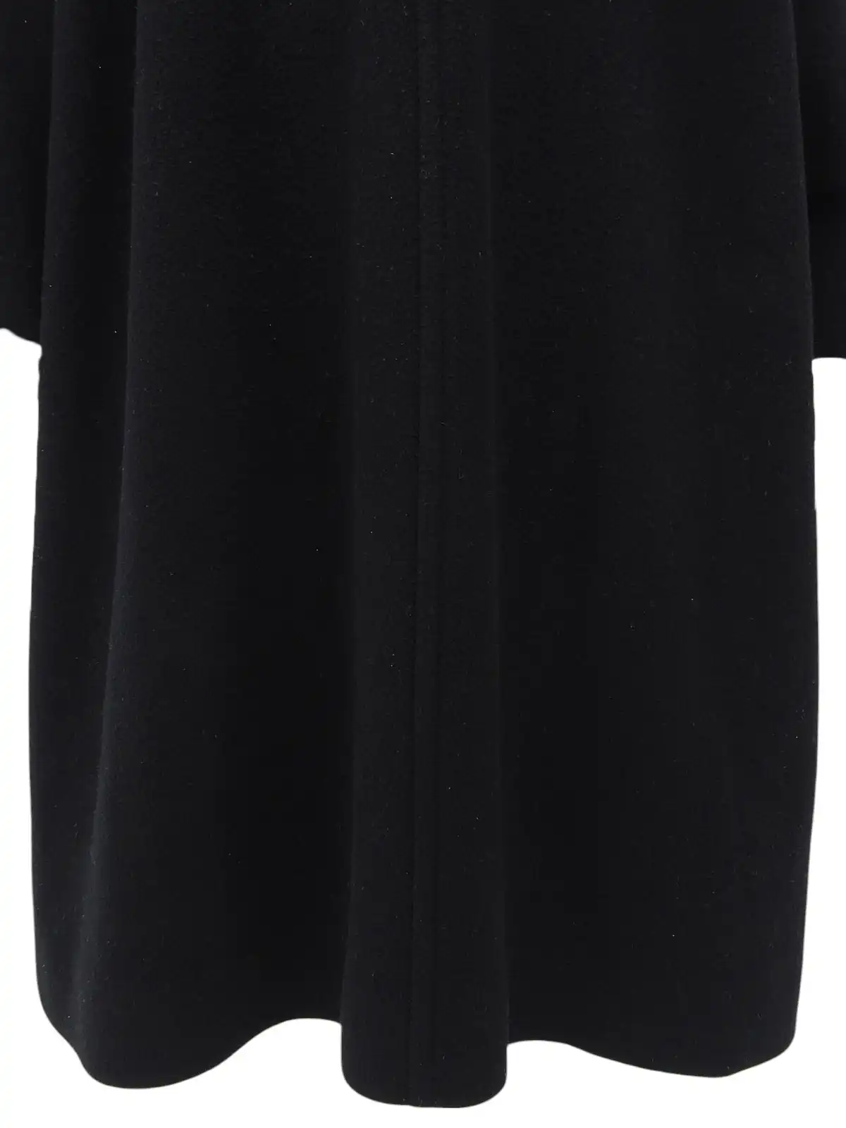 GIVENCHY ウールロゴボタンロングコート ブラック｜VINTAGE QOO