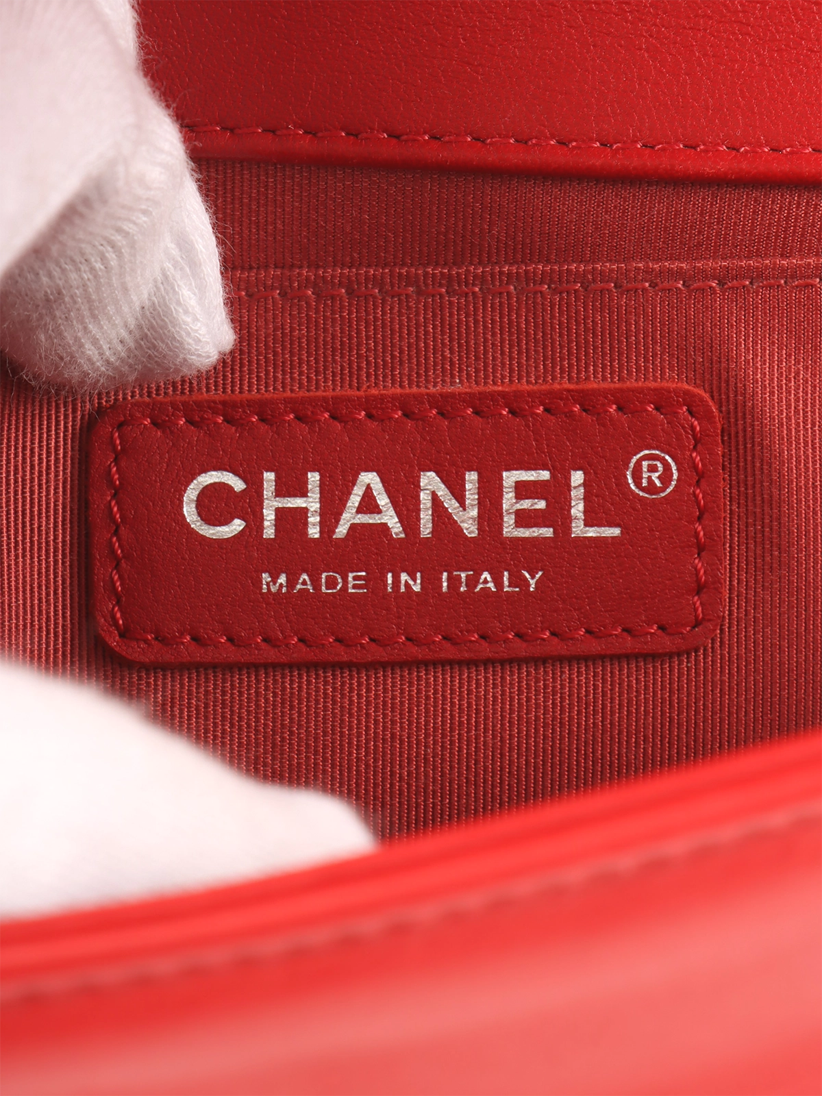 CHANEL★シャネル ボーイシャネル チェーンバッグ レッドAランク レッド（赤）系 CHANEL BOY CHANEL(シャネル ボーイ シャネル