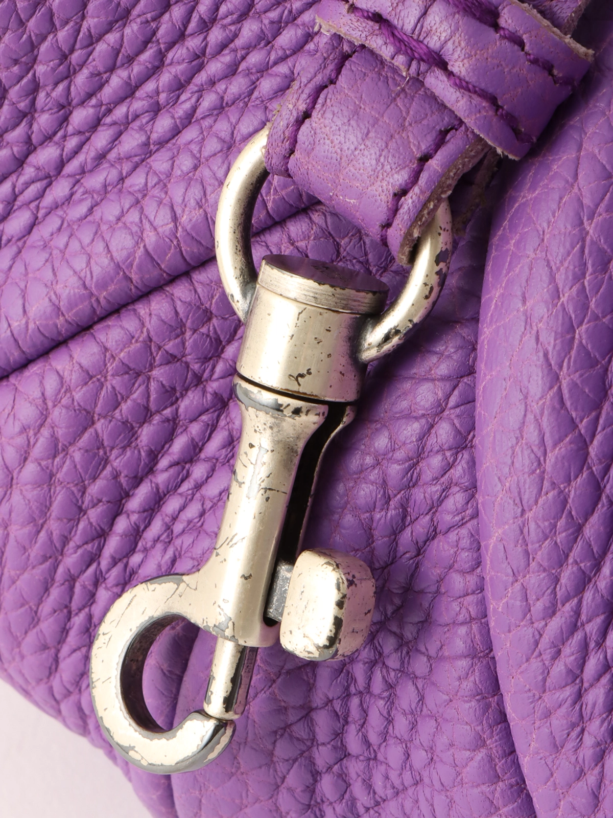 Bottega Veneta ブラウンカバーオール BOTTEGA VENETA カンパーナショルダーバッグ パープル｜VINTAGE