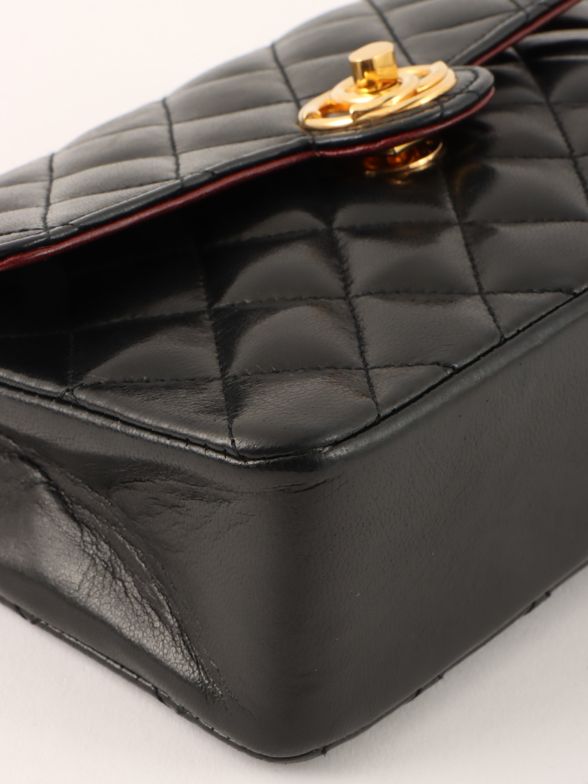 最終値下げ♥CHANEL ターンロック 黒 サボサンダル CHANEL 1990年頃製 シルクサテンCCターンロックビジューチェーン