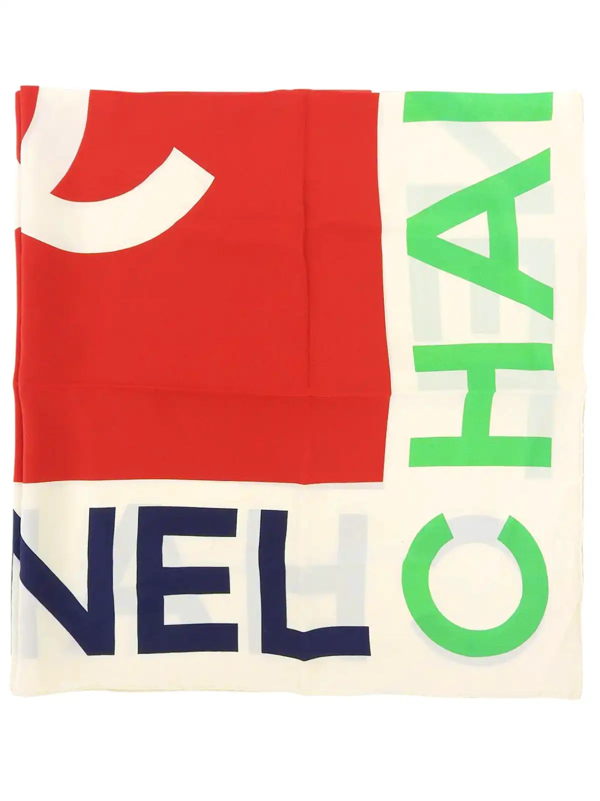 CHANEL CCマークロゴパターンスカーフ マルチ｜VINTAGE QOO