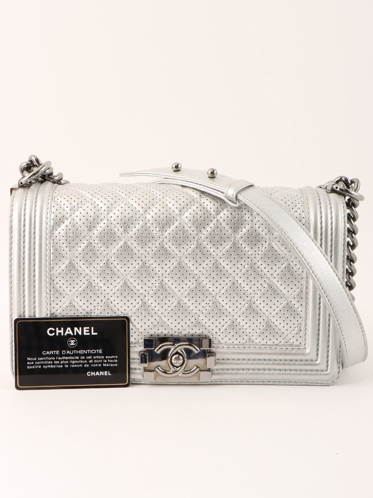 希少 シャネル CHANEL シルバー ヴィンテージ クローバー カフス 箱付 楽天市場】≪Brand New≫ CHANEL Necklace Choker Silver ≪新品