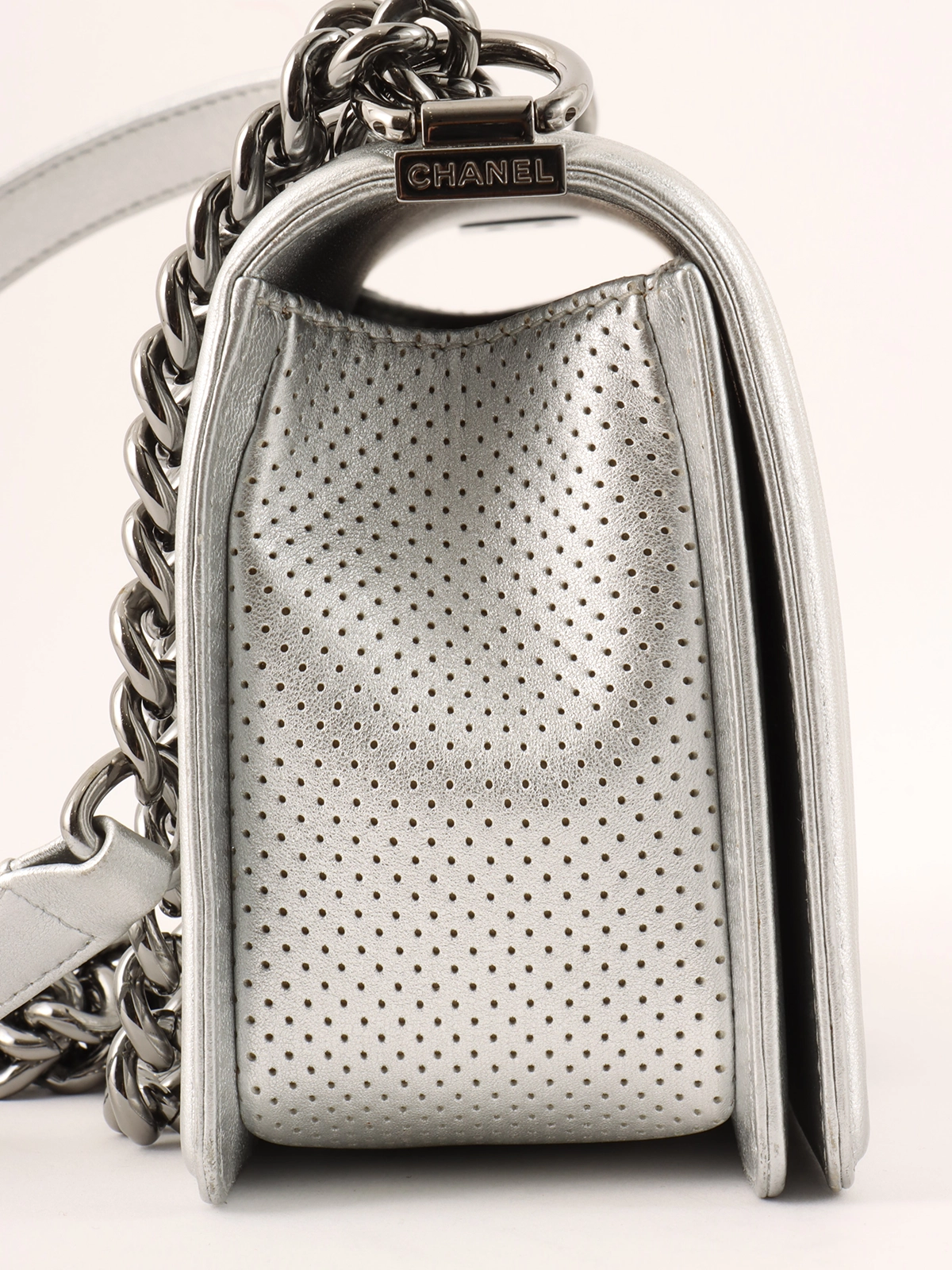 VINTAGE●CHANEL●シャネル ボーイシャネル ショルダーバッグ CHANEL 2014年頃製 ボーイシャネルチェーンショルダーバッグ