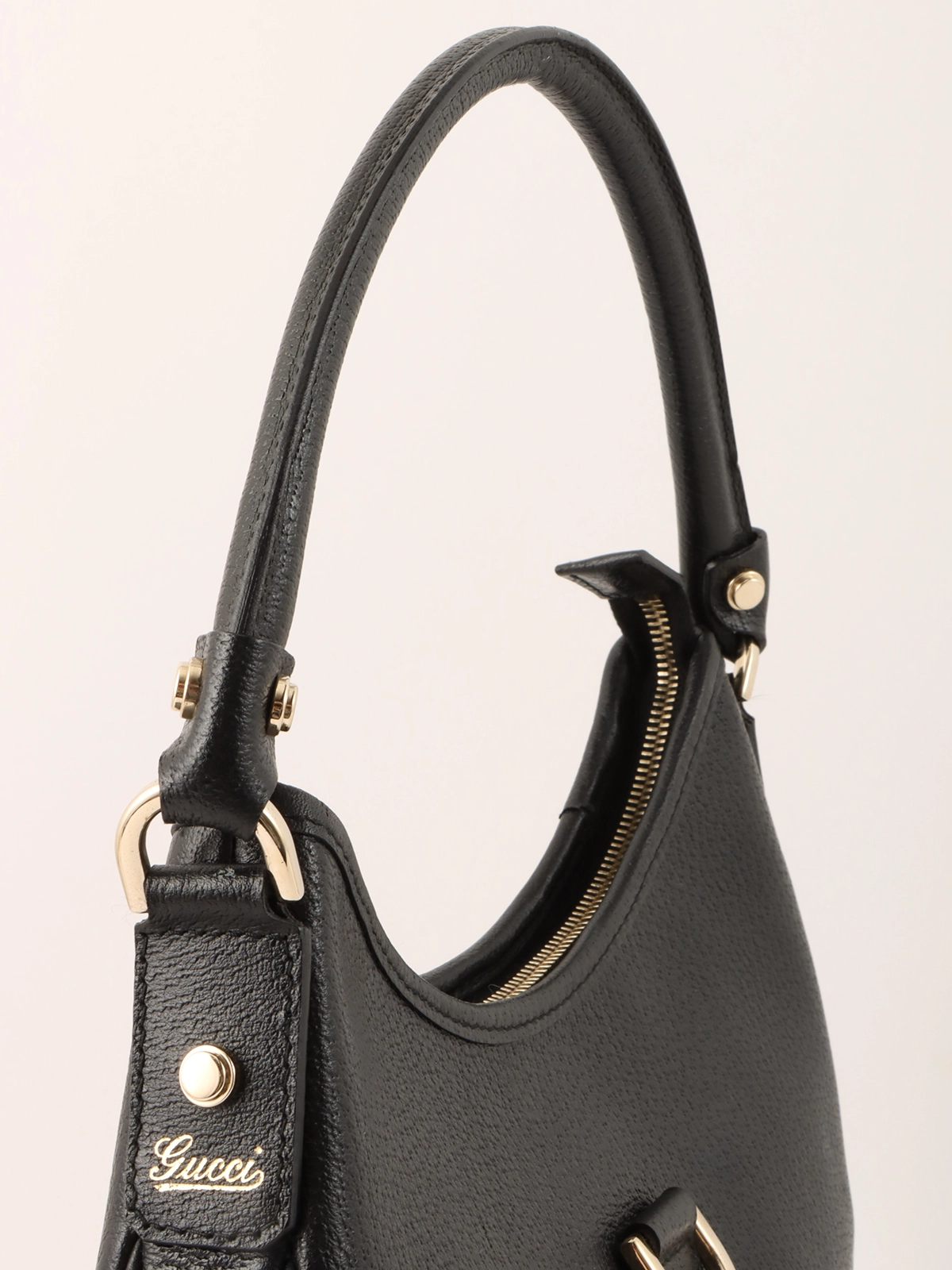 GUCCIアビーワンショルダー レザー バッグ☆未使用 グッチ GUCCI アビーワンショルダー 130738 ベージュ キャンバス