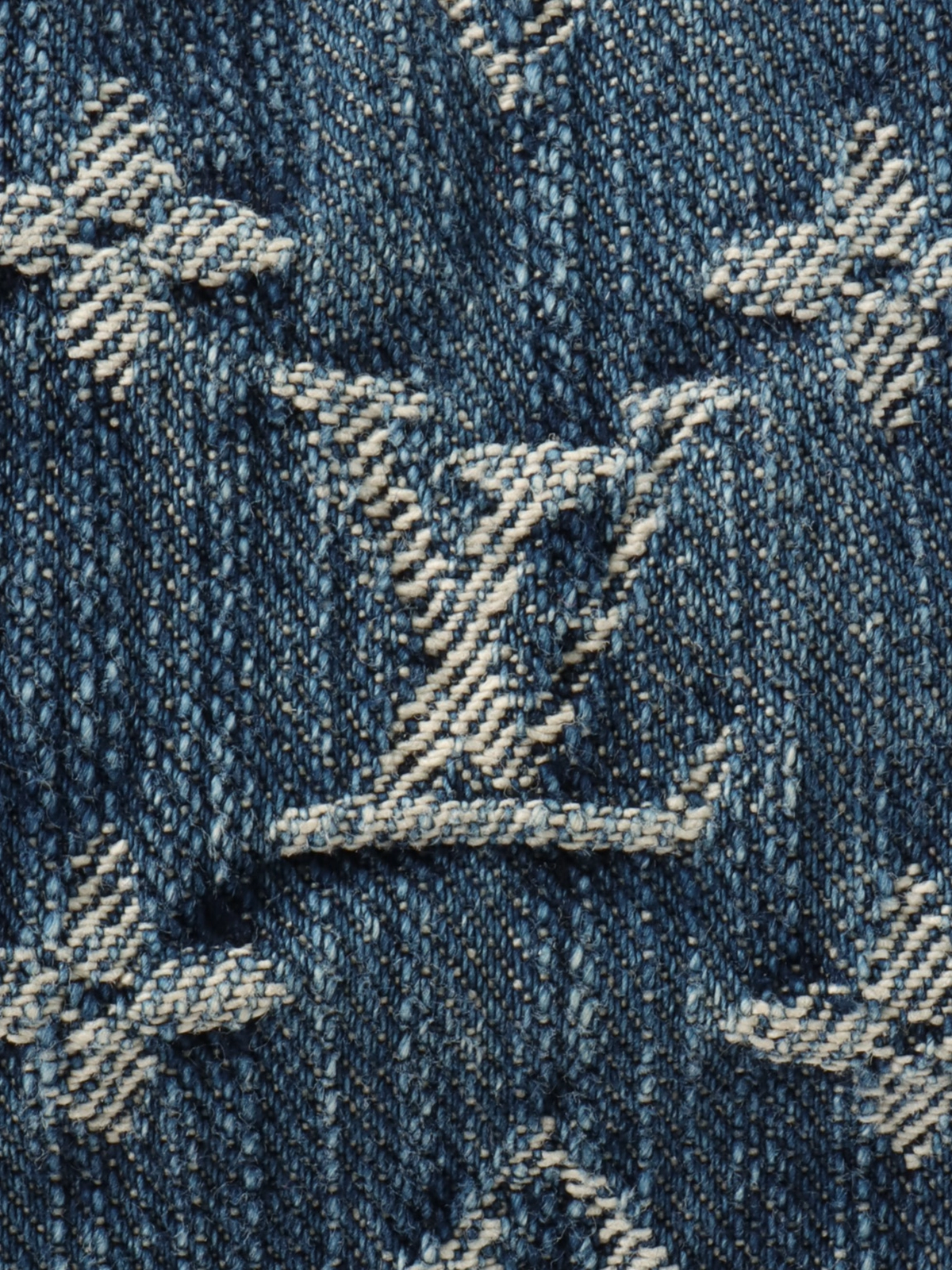 LOUIS VUITTON 2006年製 デニムモノグラムプリーティ インディゴ