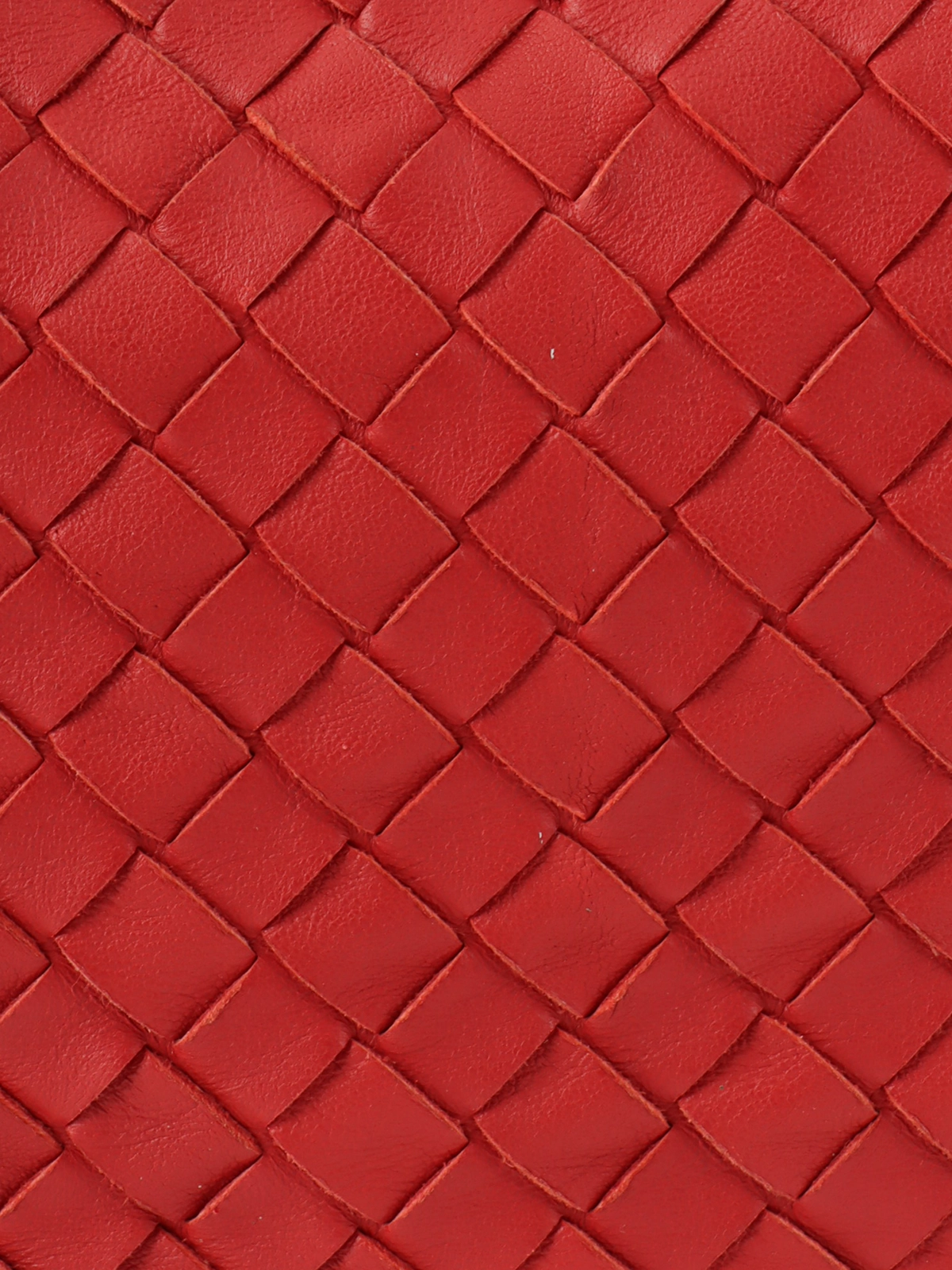 BOTTEGA VENETA イントレチャートハンドバッグ レッド｜VINTAGE