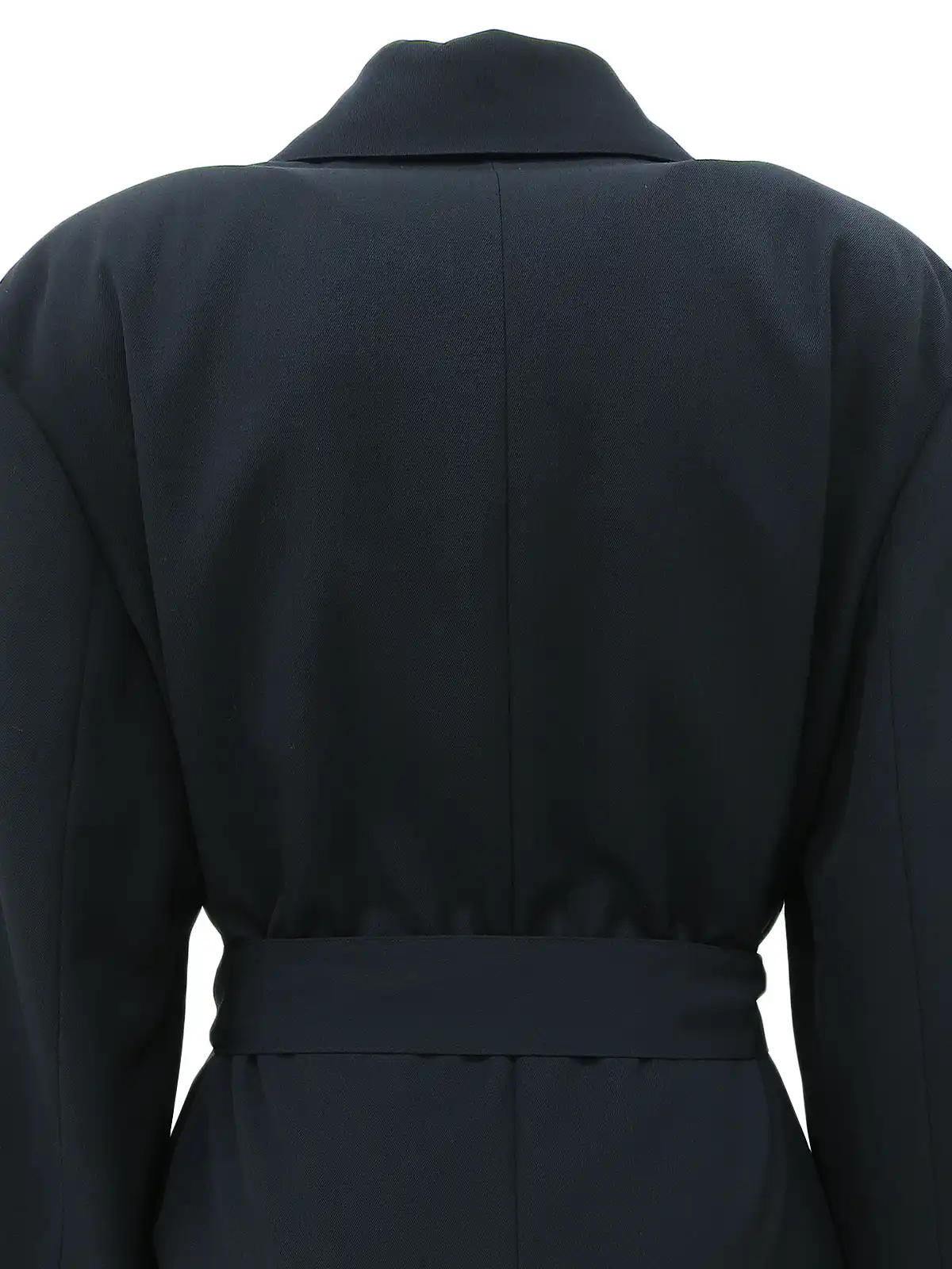 CHANEL CCマークボタンロングコート ネイビー｜VINTAGE QOO