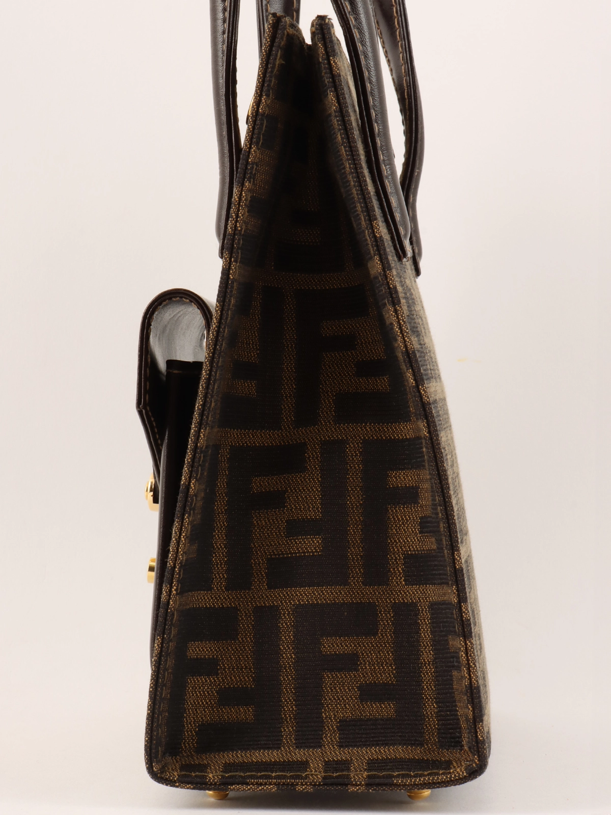 FENDI FFズッカパターン2wayバッグ ブラウン｜VINTAGE QOO TOKYO