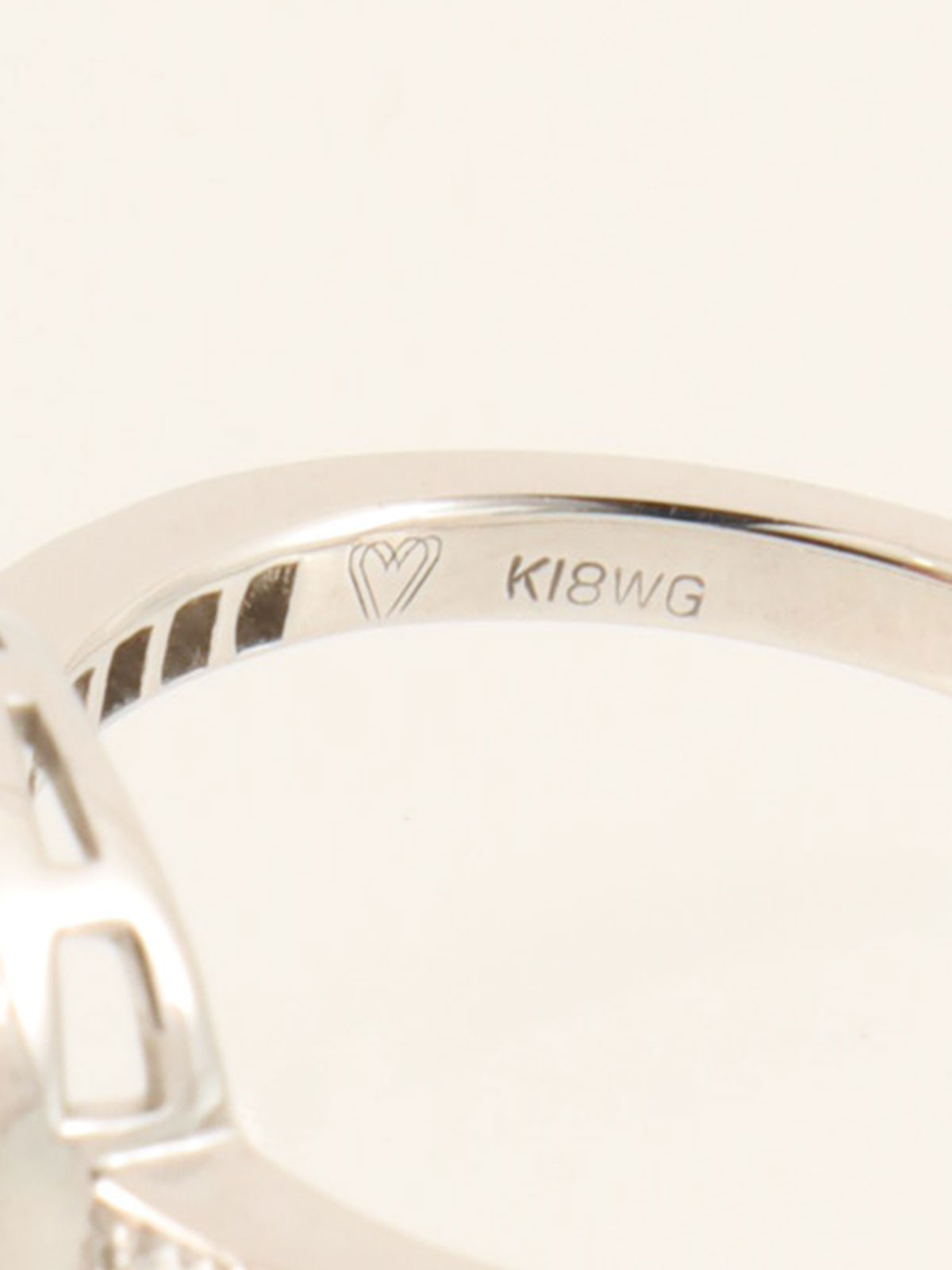Selection Jewelry 18Kダイヤモンドサークルデザインリング