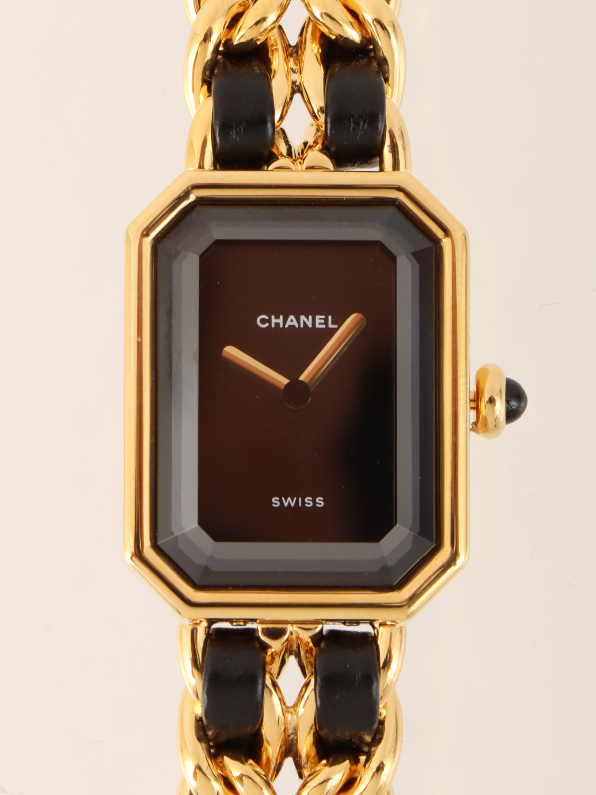 CHANEL プルミエールM ゴールド／ブラック｜VINTAGE QOO TOKYO