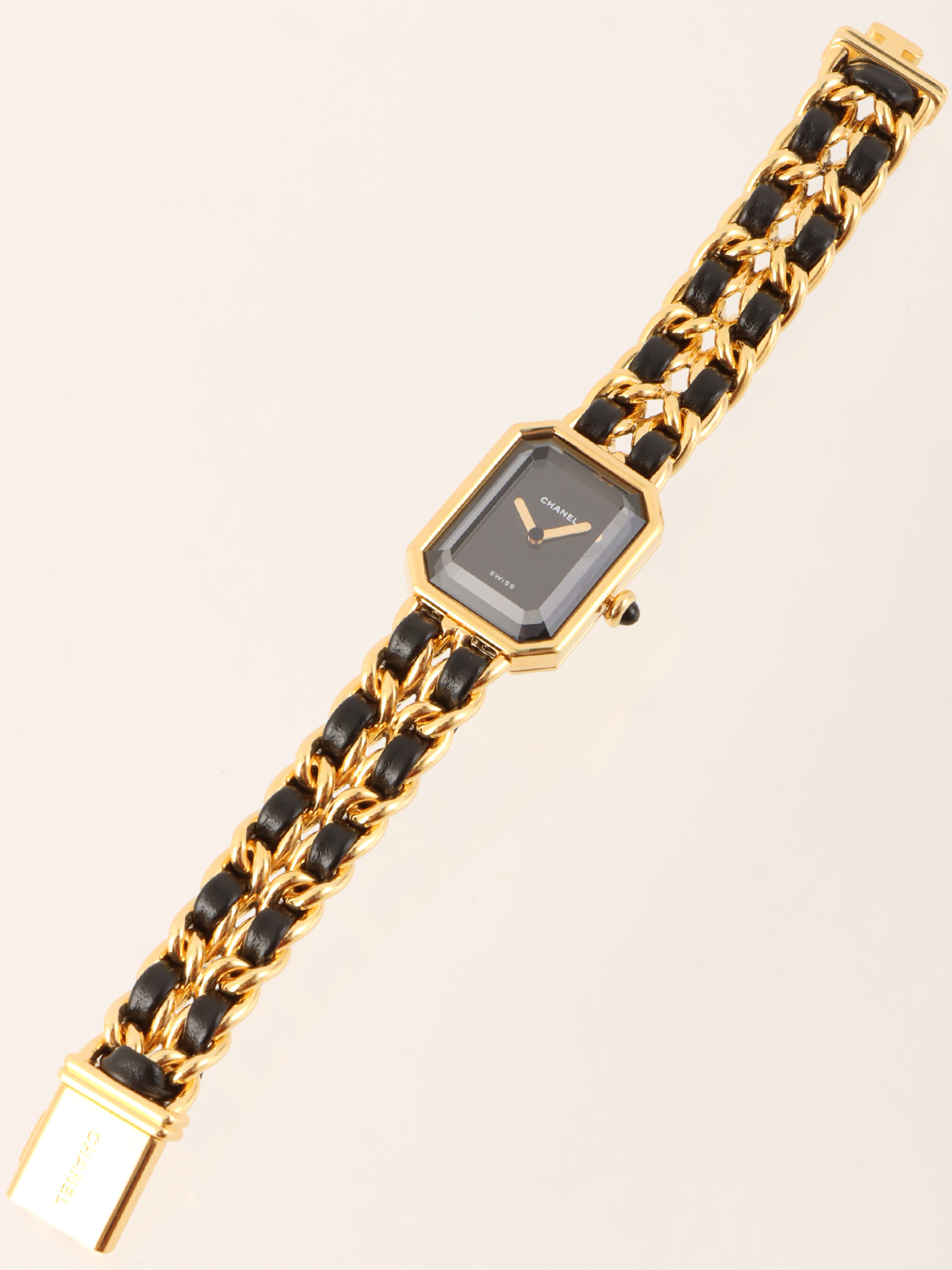 お中元 お歳暮 お年賀 夏 冬 年末年始のご挨拶 ギフト 通販な CHANEL プルミエールM TOKYO QOO ゴールド／ブラック｜VINTAGE 時計