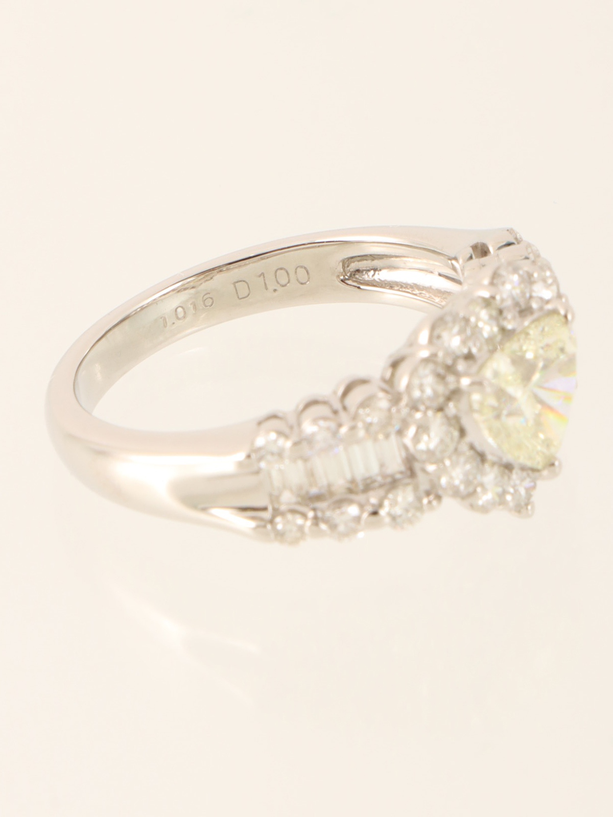 Selection Jewelry プラチナダイヤモンドハートリング シルバー