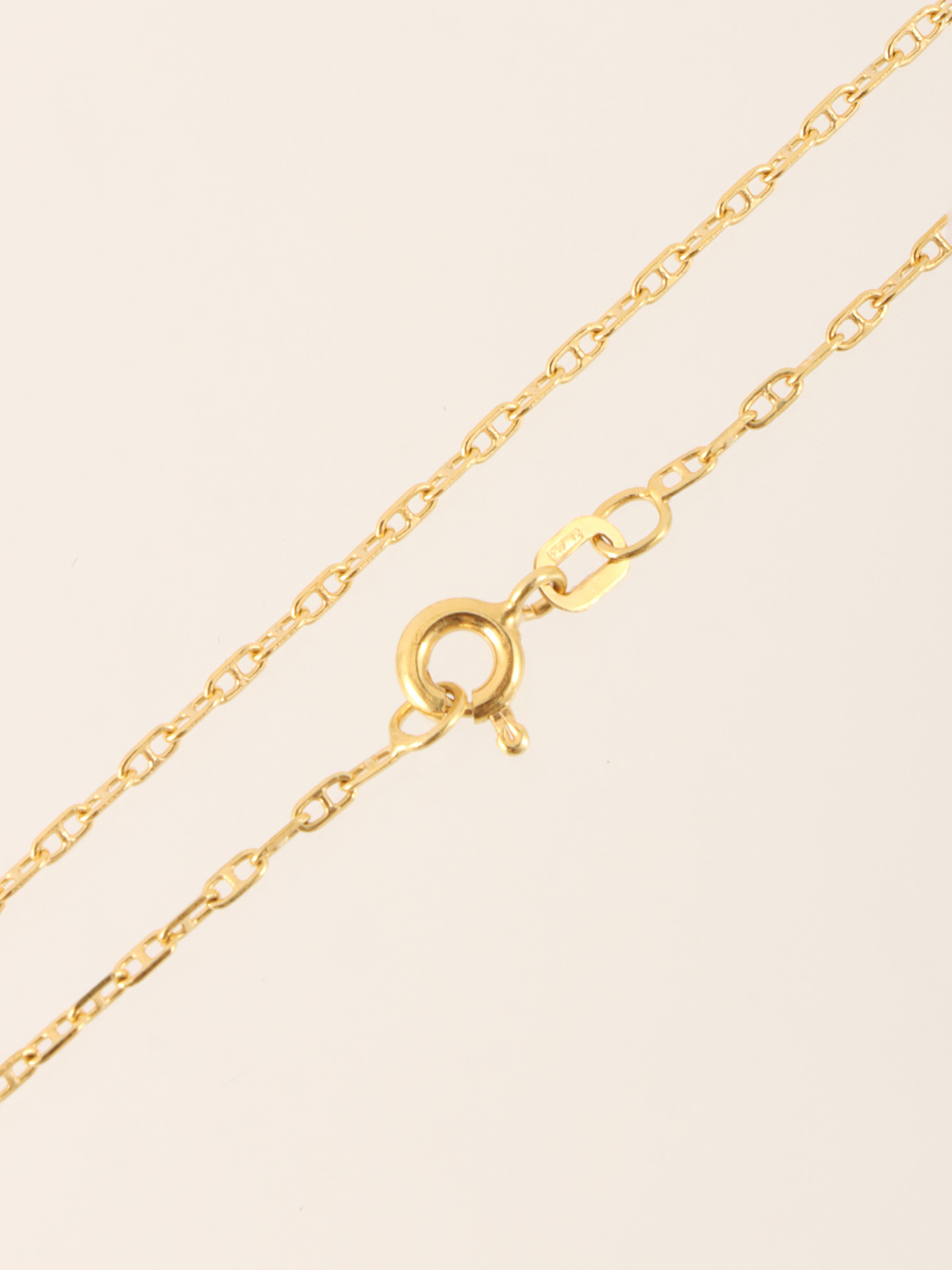 18KT ヴィンテージゴールドネックレス Selection Jewelry 18Kオパールデザインネックレス ゴールド