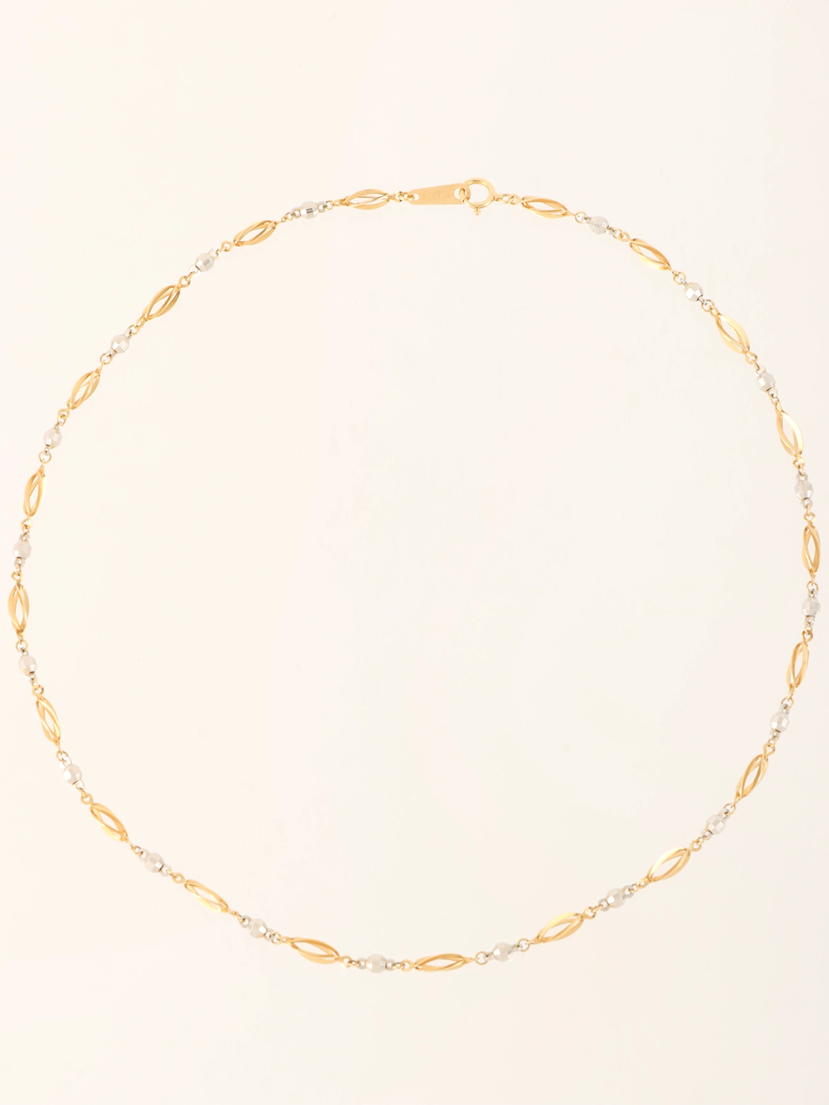 Selection Jewelry 18Kプラチナデザインネックレス ゴールド