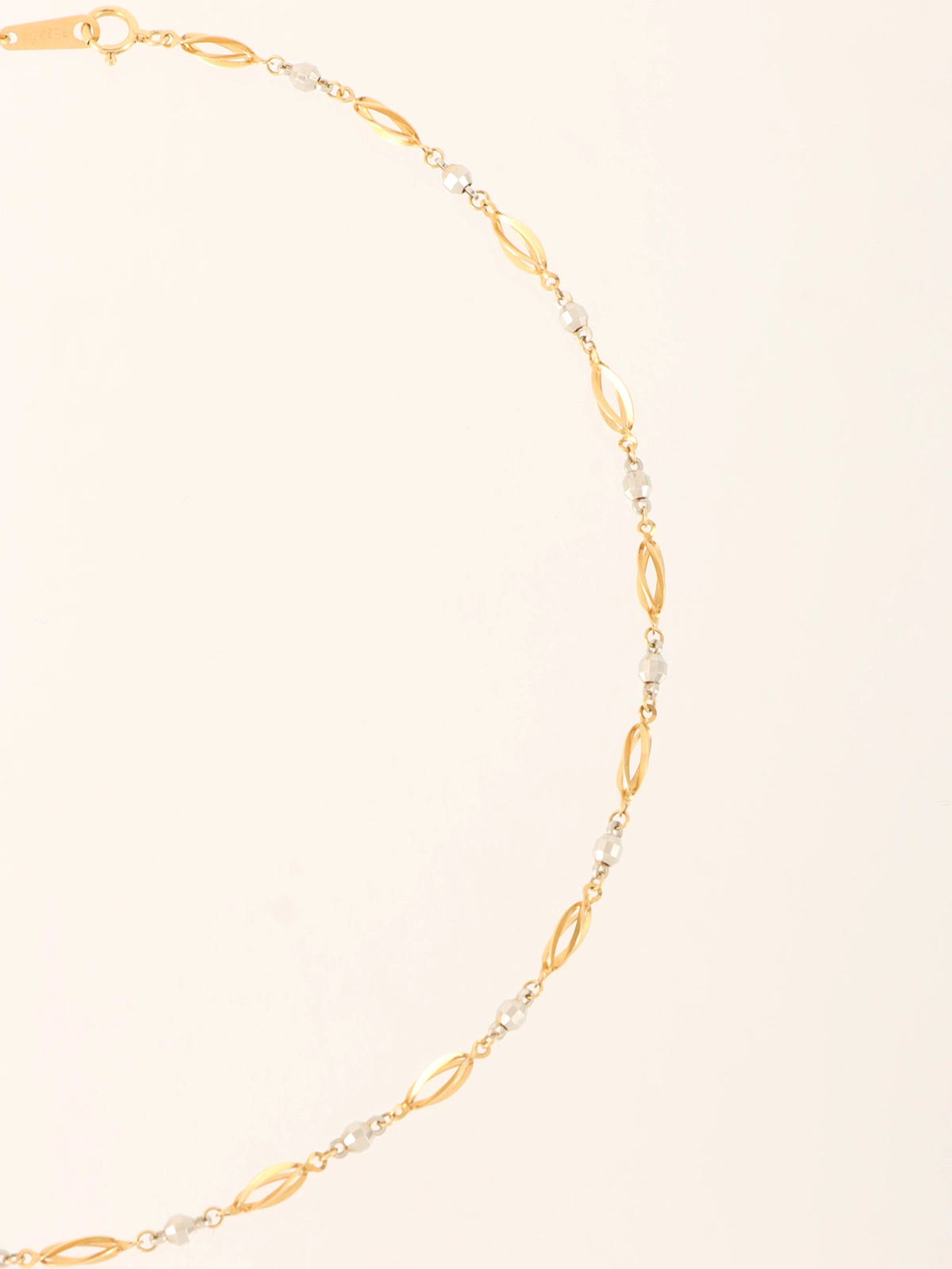 Selection Jewelry 18Kプラチナデザインネックレス ゴールド