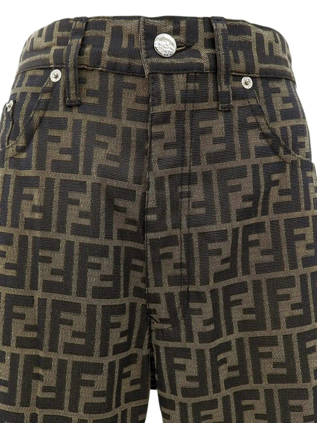 FENDI FFズッカパターンパンツ ブラウン｜VINTAGE QOO TOKYO