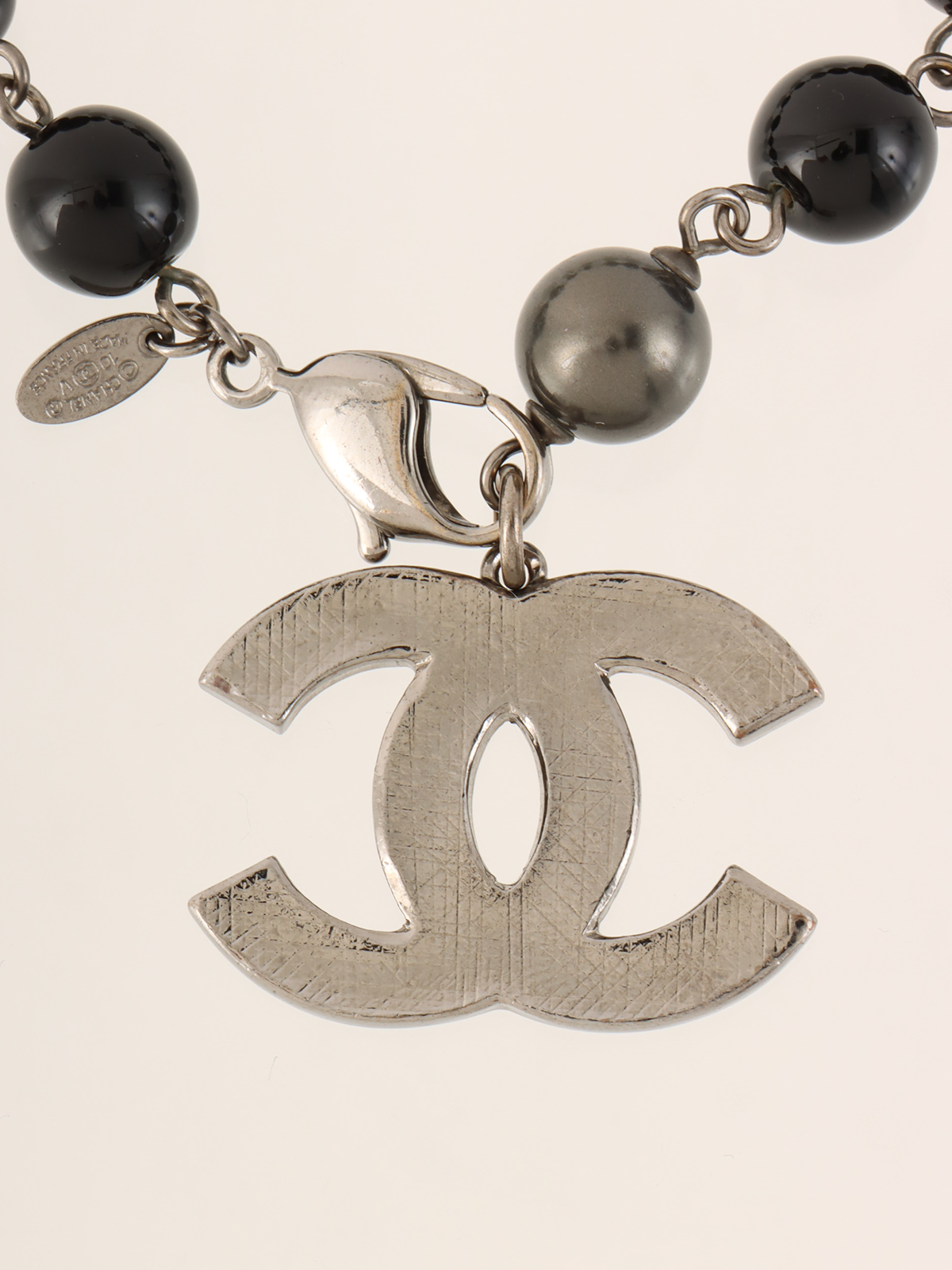 CHANEL 2010年製 CCマークプレートボールチェーンブレスレット