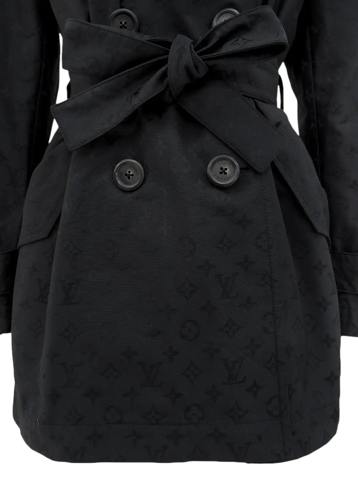 LOUIS VUITTON モノグラムパターンショートトレンチコート