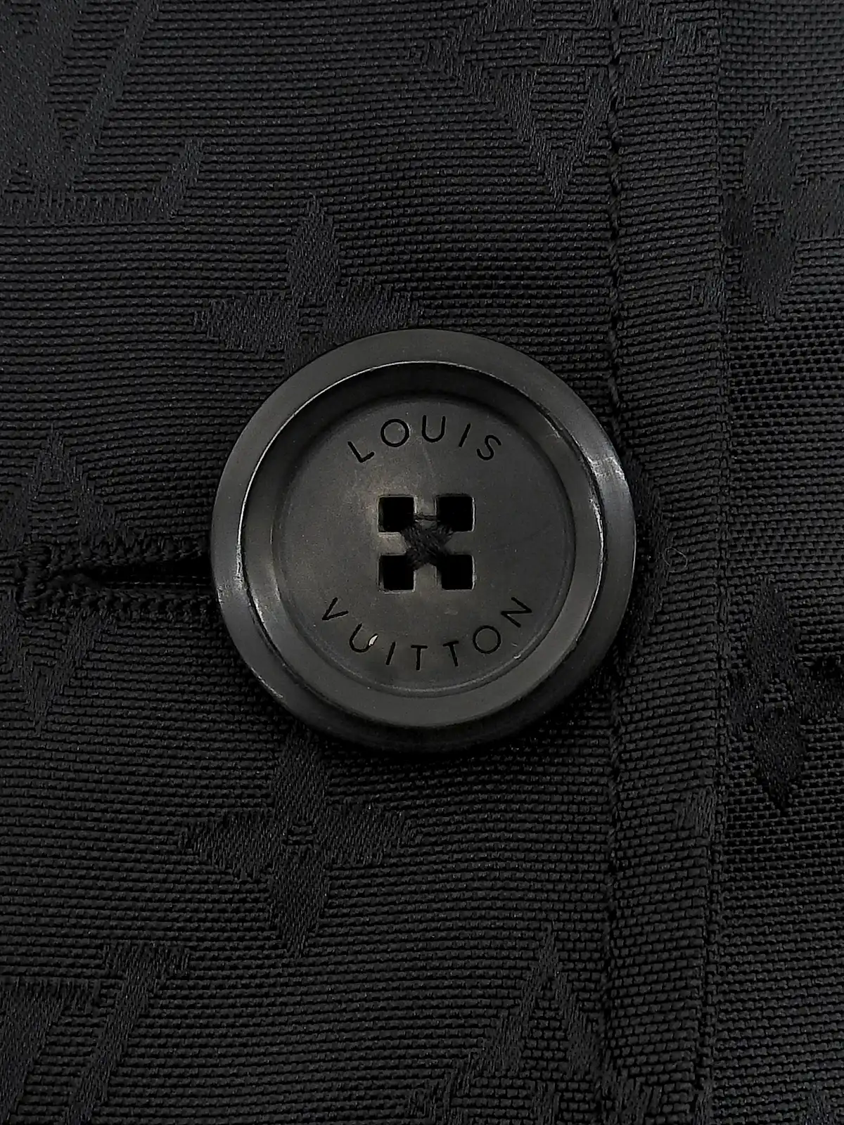 LOUIS VUITTON モノグラムパターンショートトレンチコート