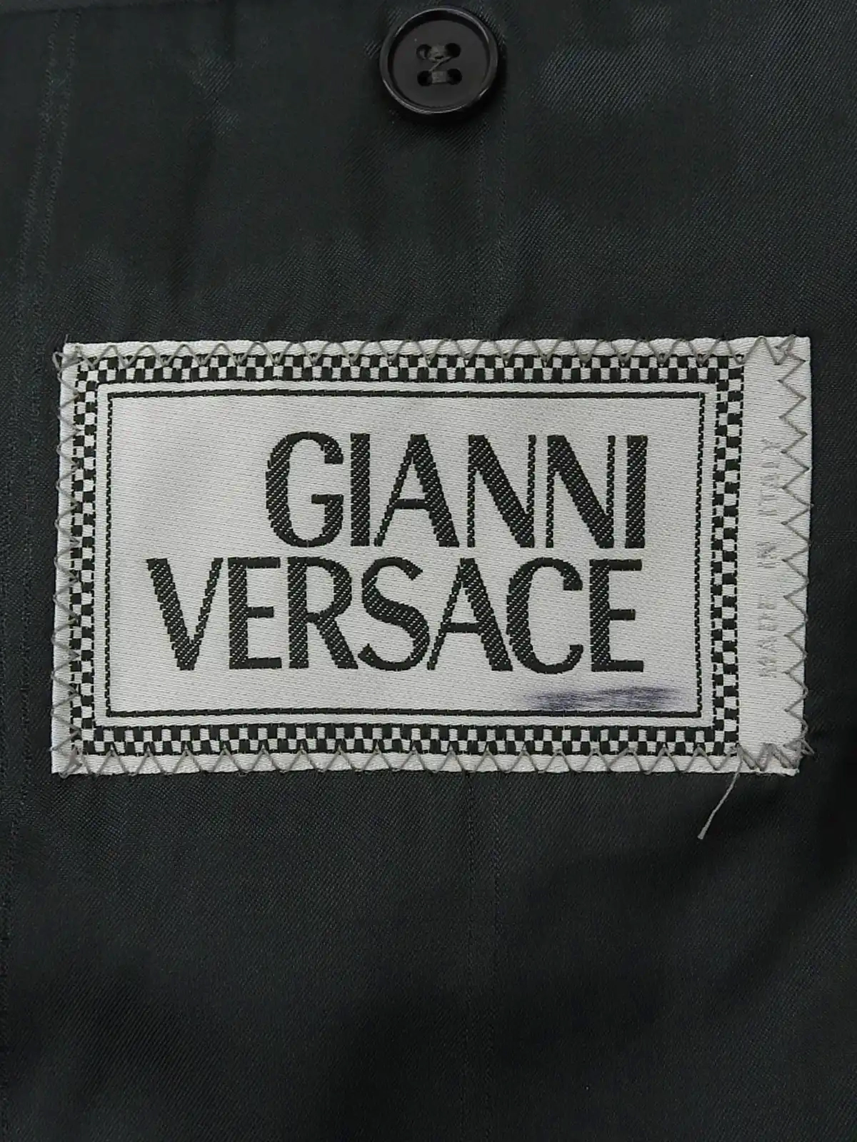 VERSACE ウールメデューサボタンセットアップ ブラック｜VINTAGE