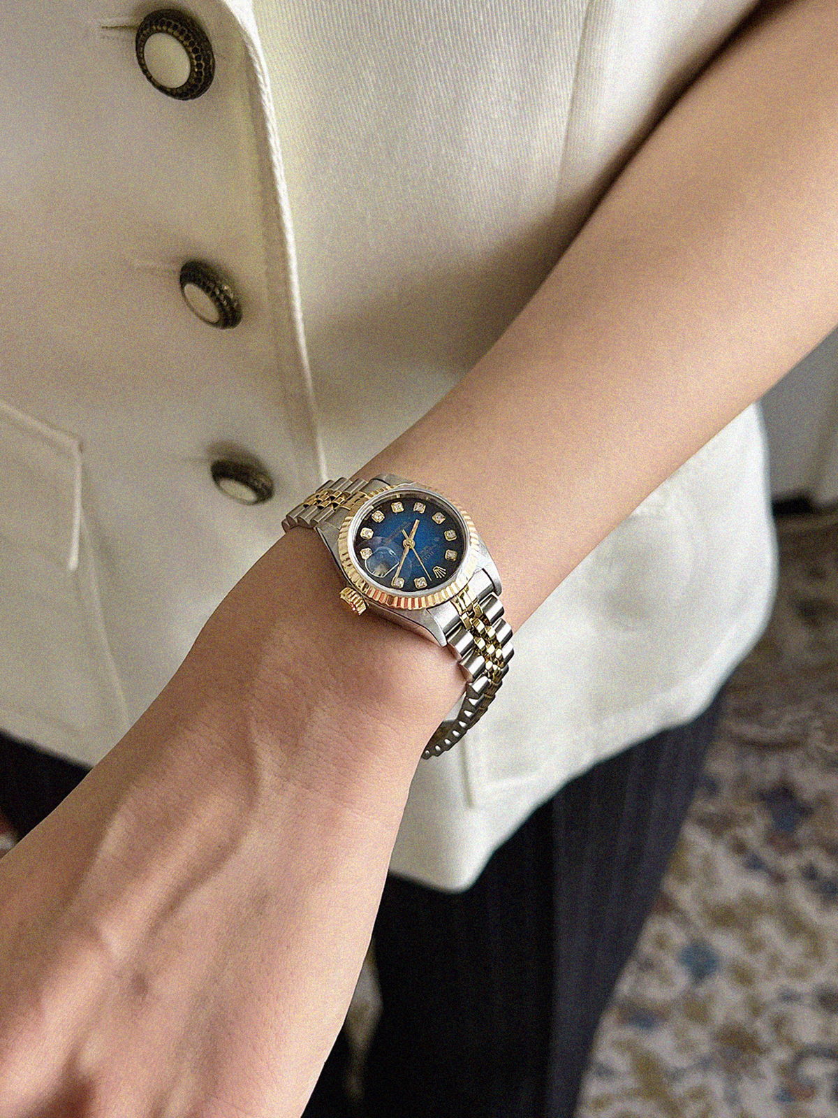 curios tokyo vintage ワンピース　青 VINTAGE QOO TOKYO｜ヴィンテージ クー トーキョー