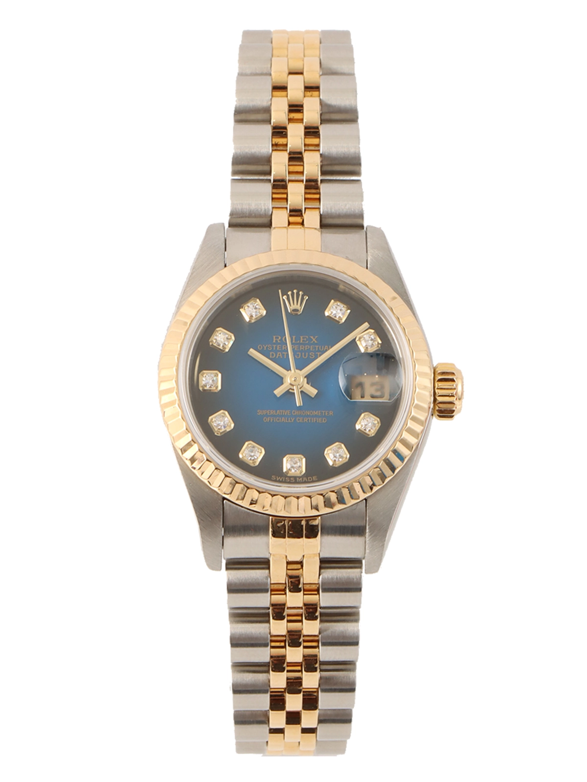 ROLEX 2002年頃製 10Pダイヤモンドデイトジャスト ゴールド