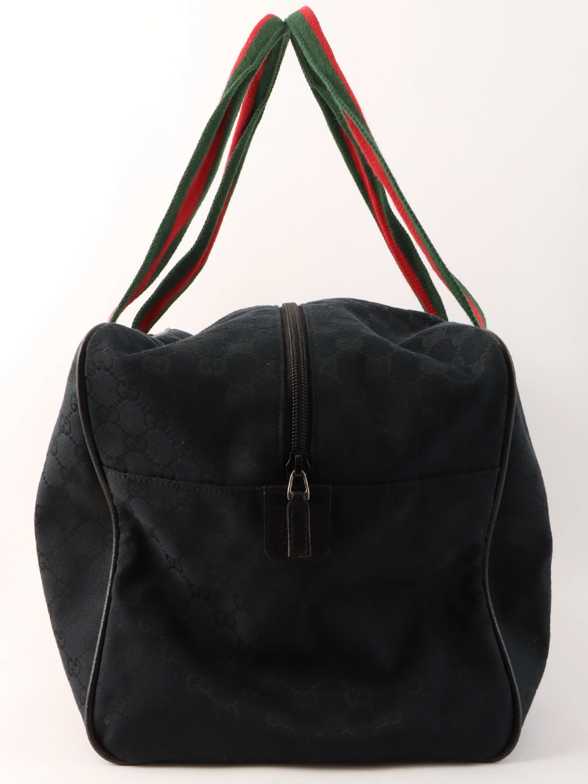 GUCCI キャンバスGGパターンシェリーラインボストンバッグ