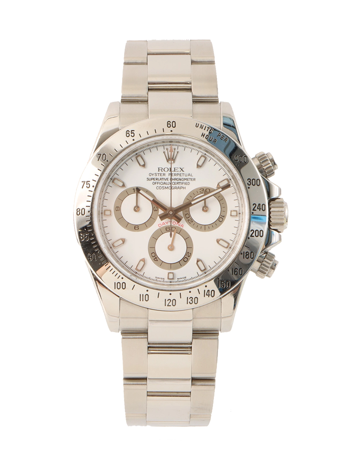 Rolex デイトナ コマ シルバー ゴールド