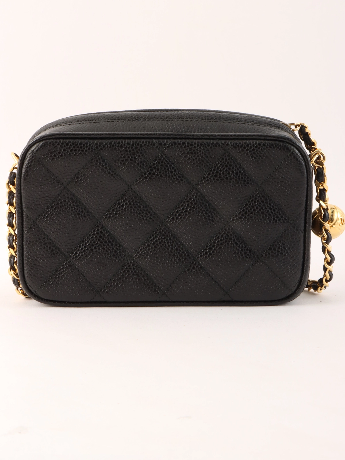 VINTAGE●CHANEL●キャビアスキン チェーンショルダーバッグ OLD CHANEL シャネル チェーンショルダーバッグ キャビアスキン