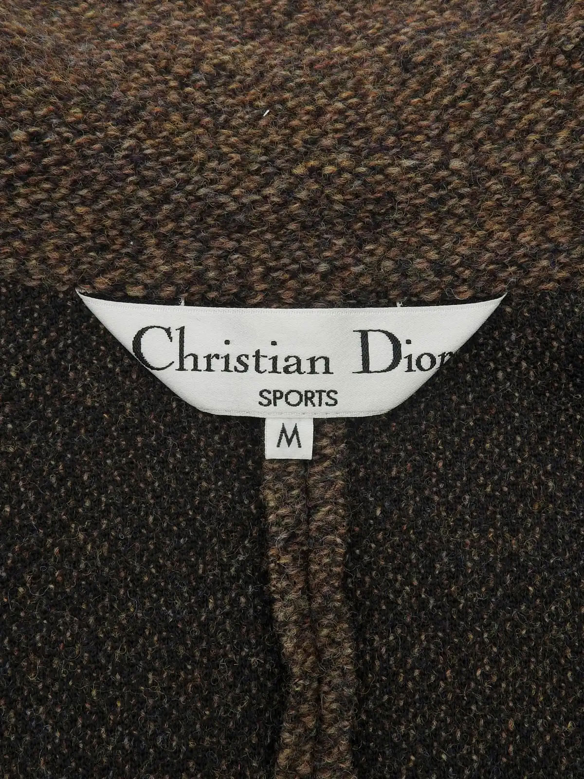 美品　Dior ノーカラー　ジャケット　ロゴ刺繍　金ボタン　比翼　M 美品Dior ノーカラージャケットロゴ刺繍金ボタン比翼M