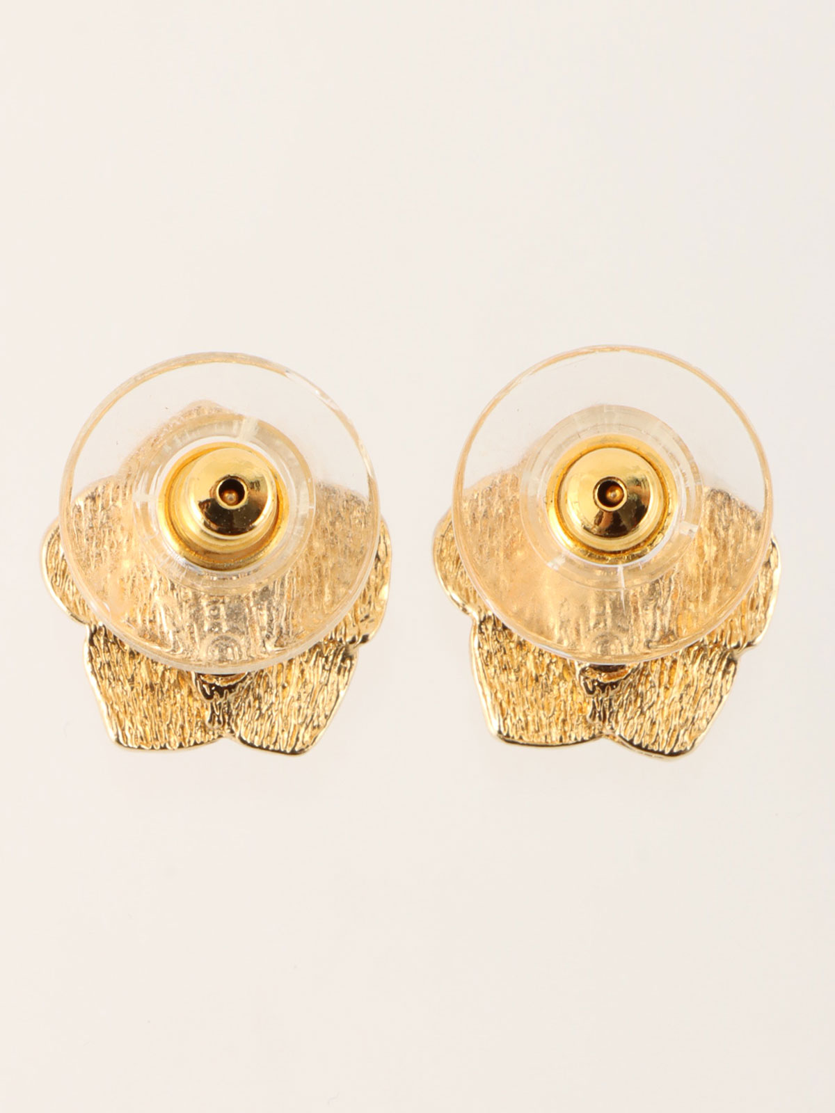 Dior お花　パール　ピアス　箱付　ディオール　ゴールドカラー　K14ポスト Dior お花 パール ピアス 箱付 ディオール ゴールドカラー K14