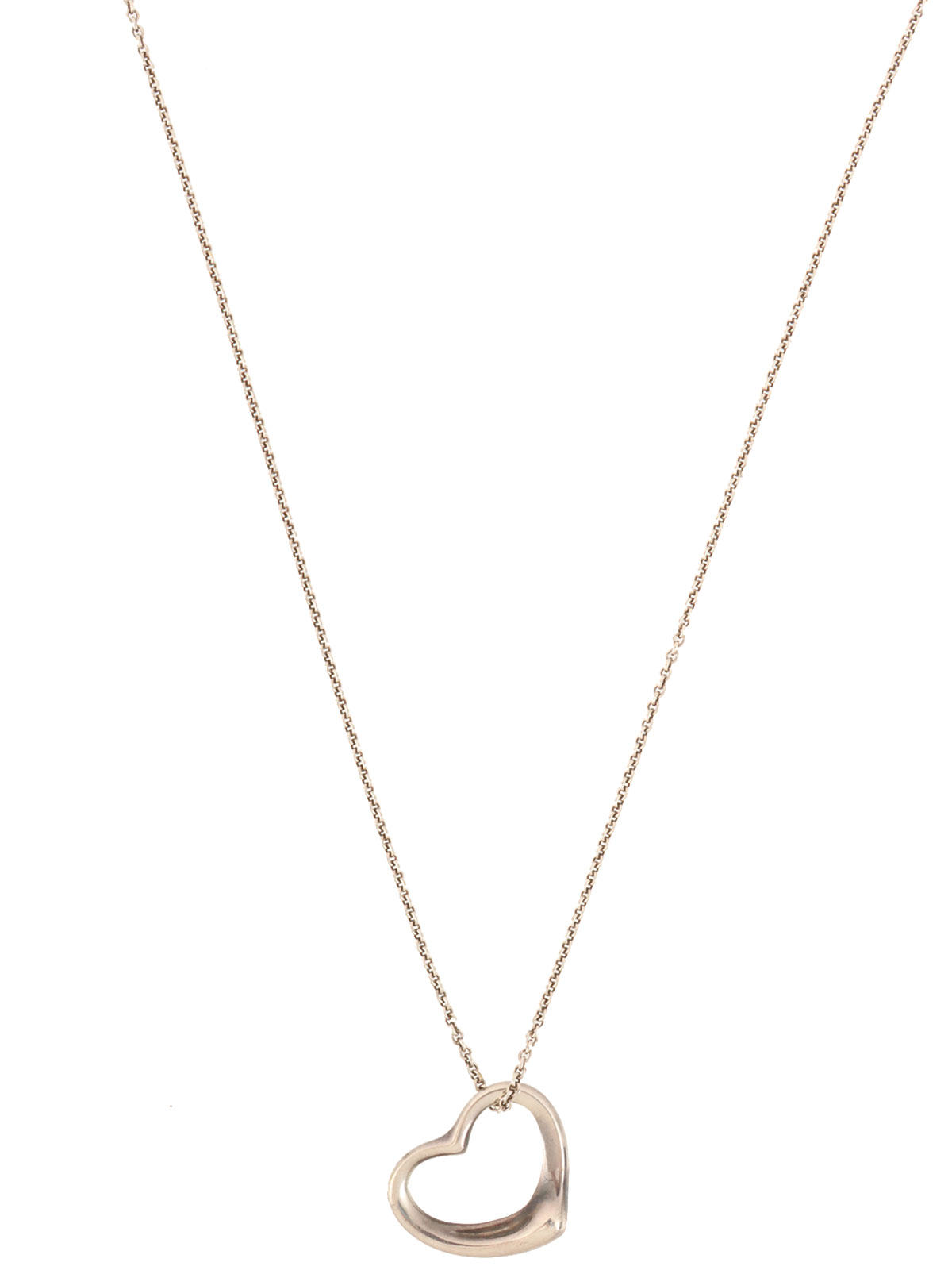 Tiffany & Co. ハートデザイン ネックレス シルバー925 Tiffany & Co. ハート型シルバーネックレス トップのみ - メルカリ